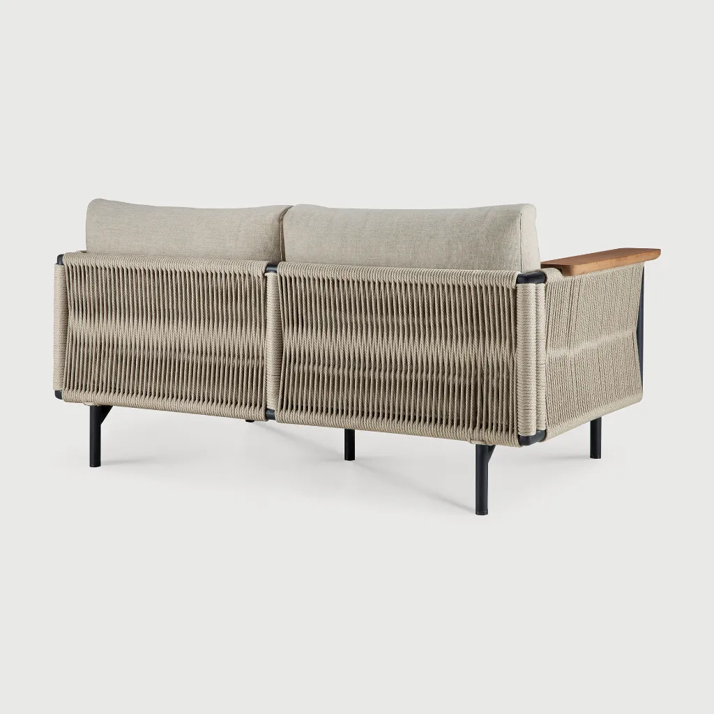 60218_Corbey_outdoor_sofa_aluminium_black_Oyster_fabric_2seater_154x84x61_back_web.webp