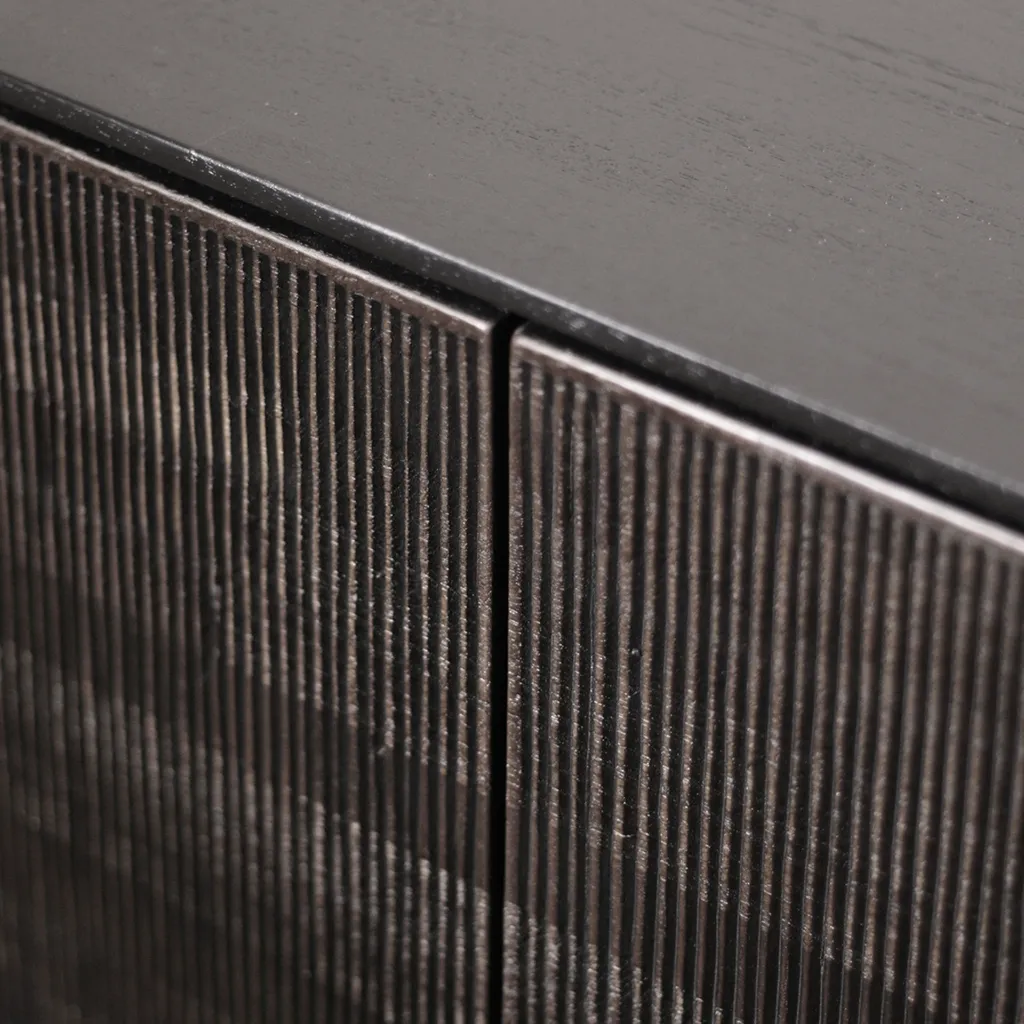 12252 Teak Grooves sideboard - 3 opening doors 150x45x85_det4.webp