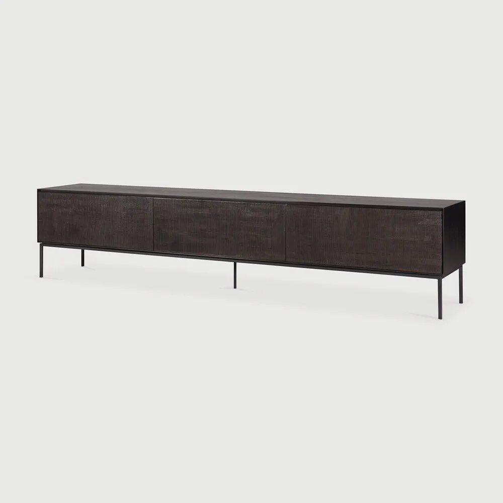 [12254] Grooves TV cupboard