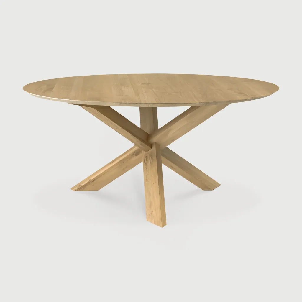 [50164] Circle dining table - 64.5"