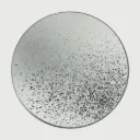 Aged wall mirror