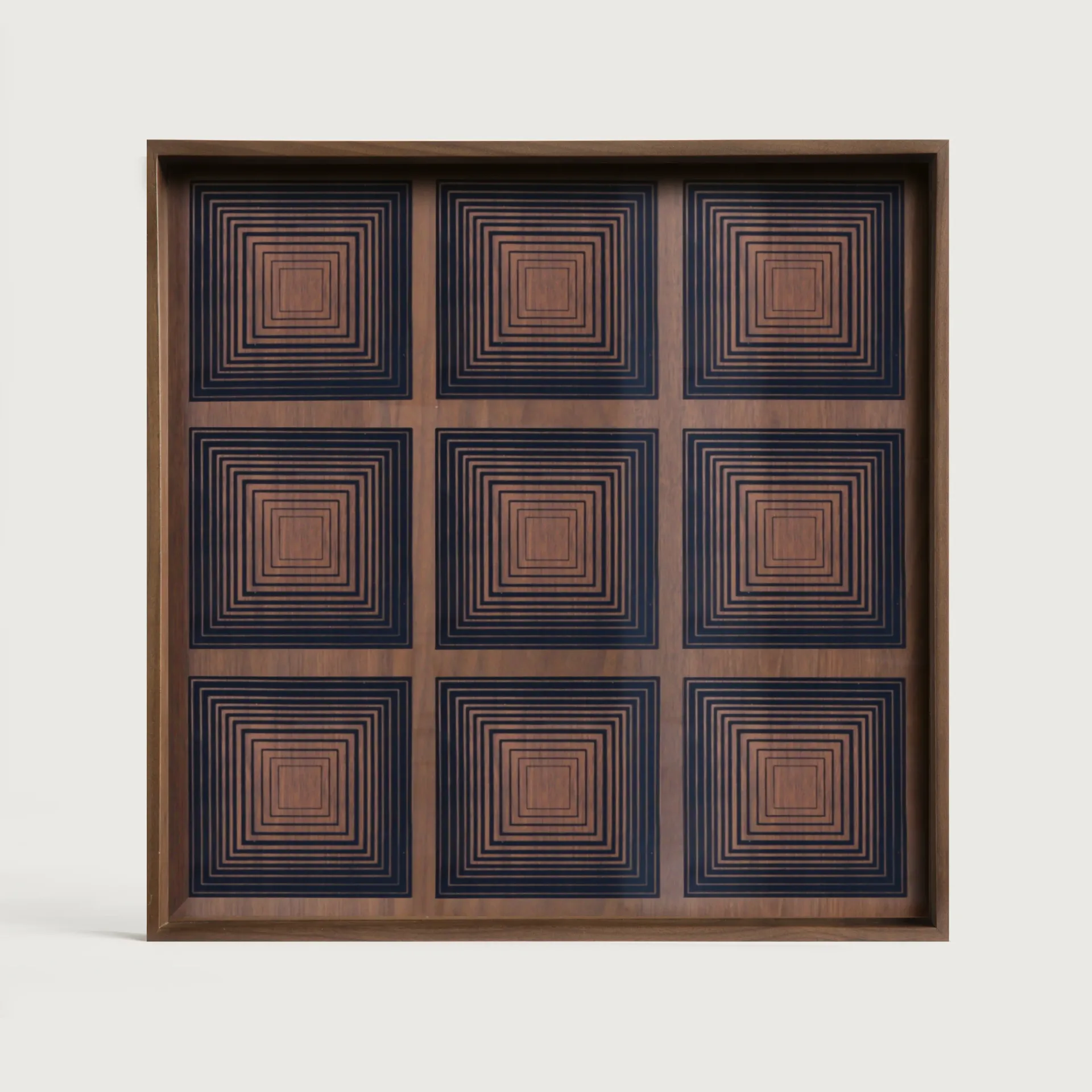 [20920] Squares glass tray