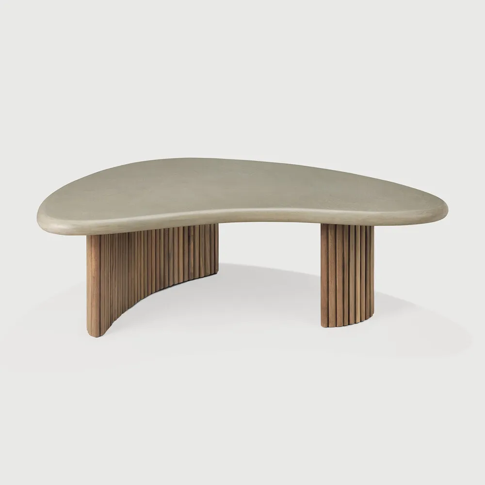 [11237] Boomerang outdoor coffee table