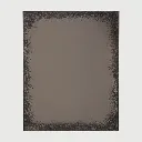 Aged wall mirror