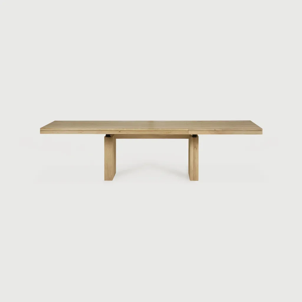 Double extendable dining table - 78.5-118"