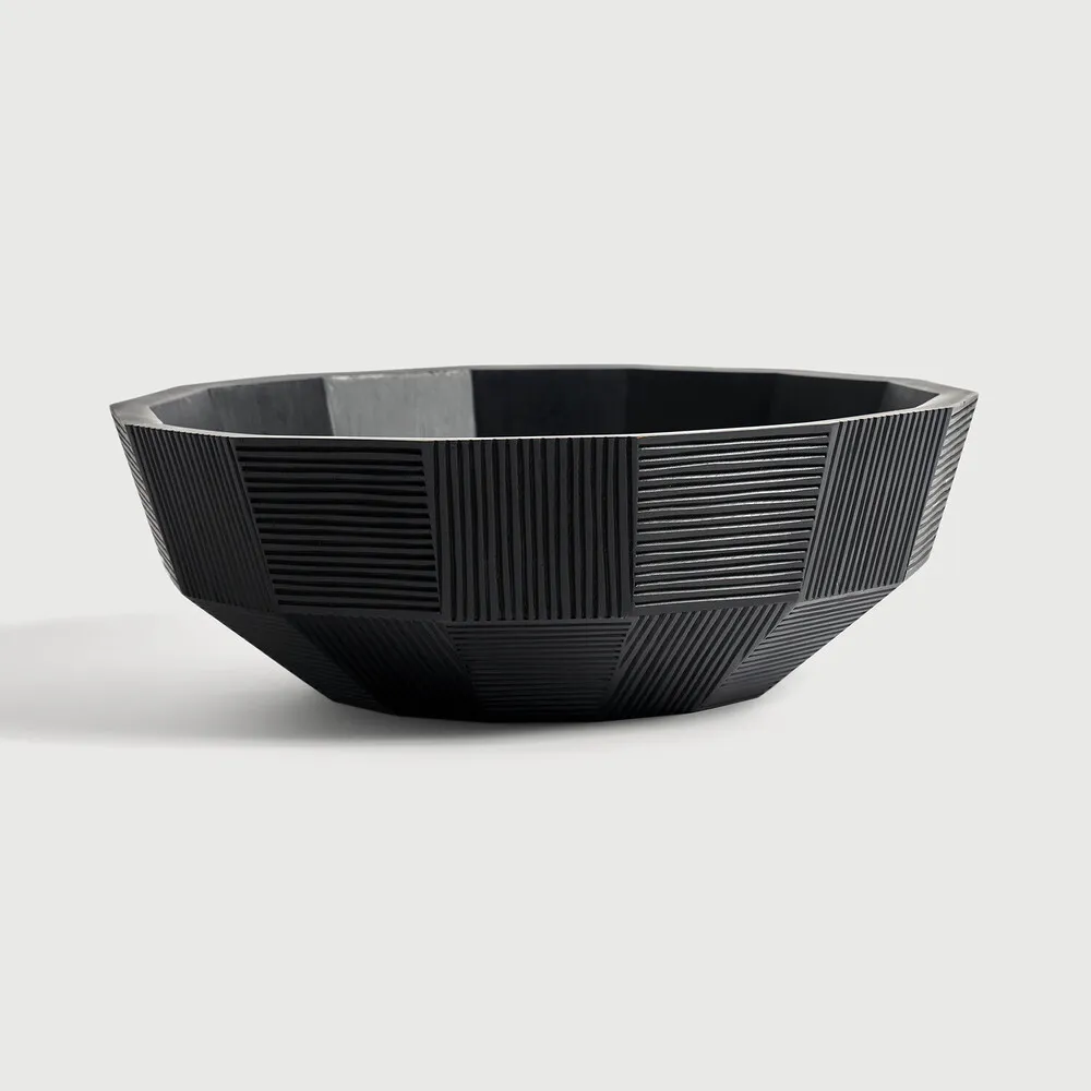 Striped bowl