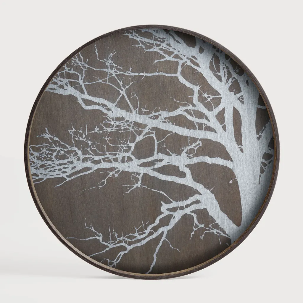Tree wooden tray