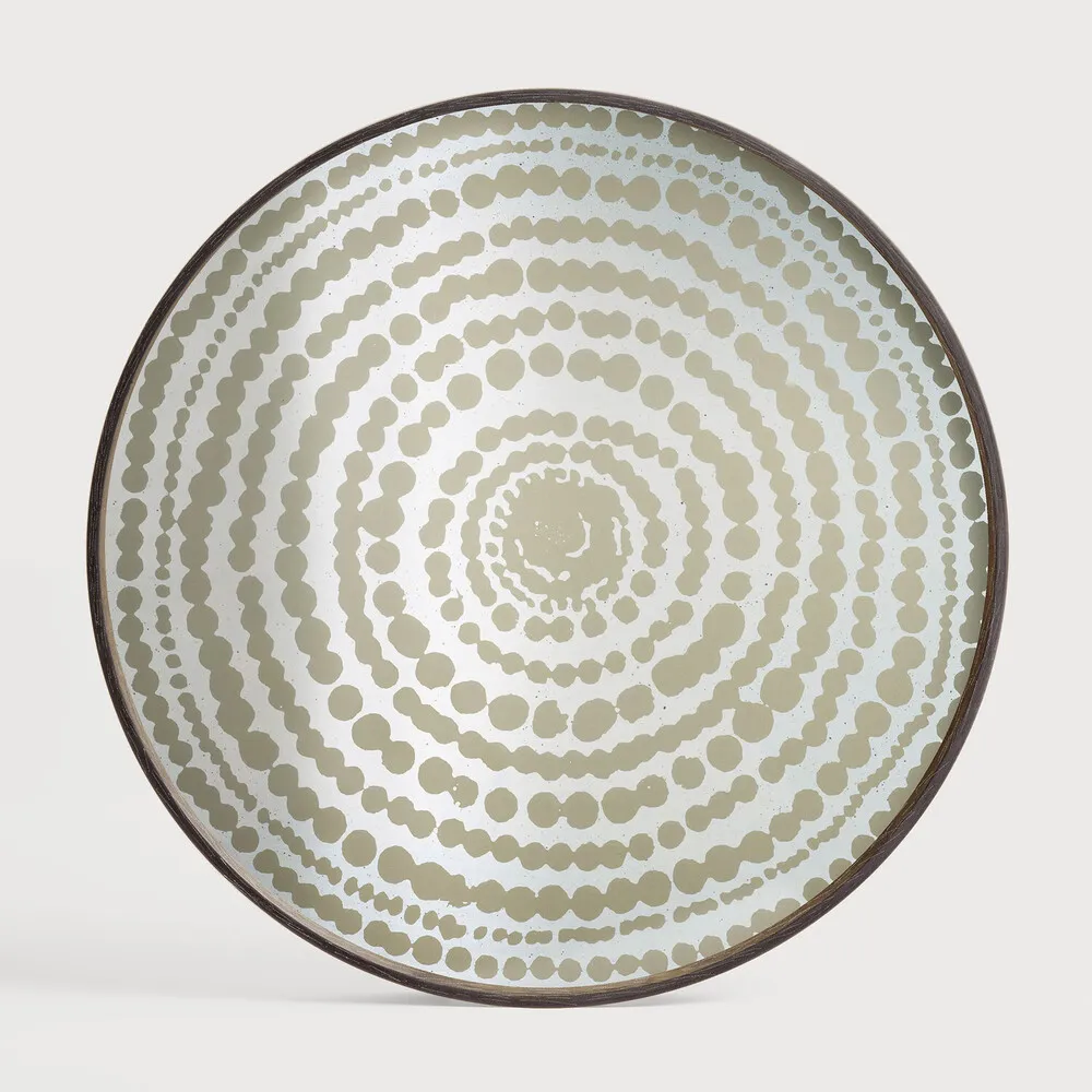 Beads mirror tray